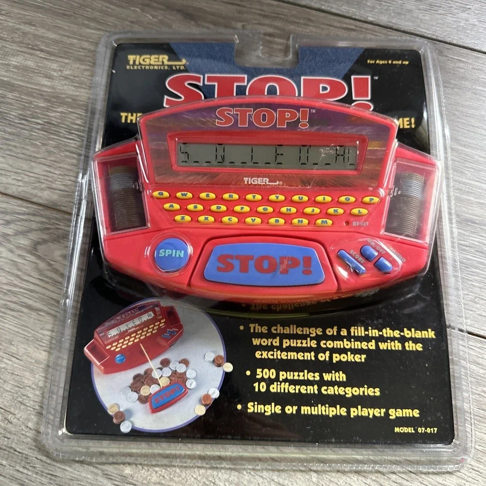 Tiger Electronics STOP! Word Game Unisex OS Red NEW Vintage 1998 Handheld 07-017